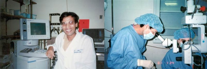 The Center for Ocular Therapeutics and Biodevices, established by Professor David J. Apple, became most renowned in the field of intraocular lens research. To be a part of the 'Apple Korps' and learning under the guidance of Professor Apple as an international fellow was the most ambitious dream for the young ophthalmologist. I also started learning with full dedication. I dedicated myself to research and worked till late on weekdays and used to come to the Centre even on weekends. My colleagues used to say jokingly, 'Dr. Pandey lives here.’ as I was spending most of the time there. My career in ophthalmology was transformed by staying there and learning and it became one of the most memorable experiences of my life.