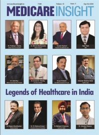 Dr. Suresh K. Pandey was nominated as ‘Legends of Healthcare’ and his professional journey and achievements were featured by the renowned magazine Medicare Insight.